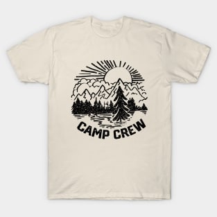 Camp Crew - Camping and Hiking Lovers Nature Inspired T-Shirt